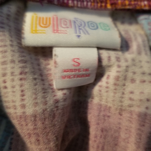 LuLaRoe Madison. Multicolored full/knee length. S - Picture 3 of 4